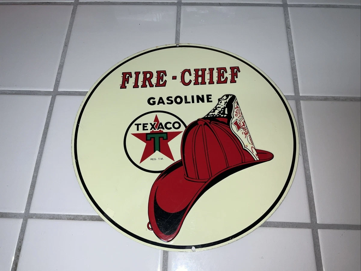 Texaco Fire Chief Sign for sale | eBay