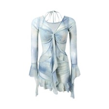 Damen Badeanzug Bademode Atmungsaktiv Elegant Badeanzug V Ausschnitt Langarm