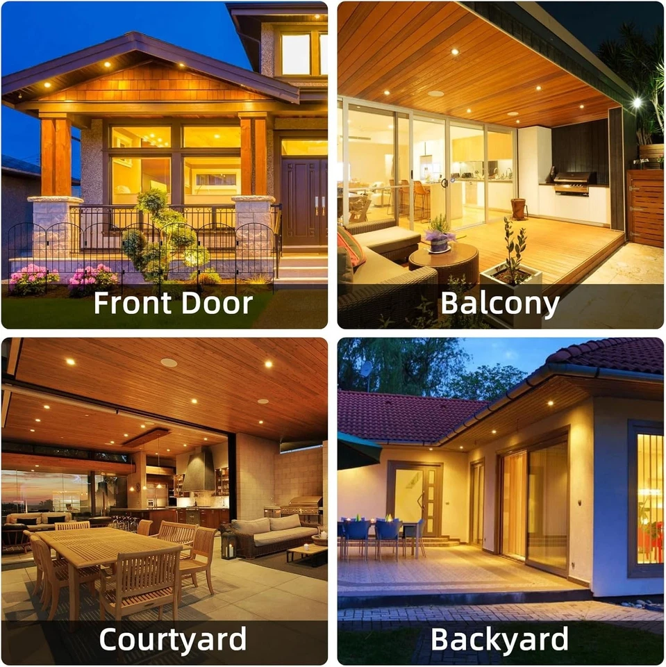 LOXYEE Par38 Amber Yellow LED Bug Light Bulbs Outdoor,20W(200W Equivalent) Bug L - Image 4 of 4