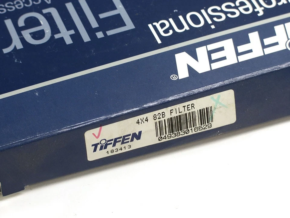 Tiffen 4x4" 82B light balancing lens filter 2900K to 3200K blue color 4482B - Image 2 of 4