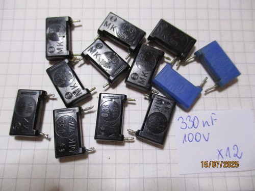 12 Stück Kondensator 330 nF 100V gebraucht