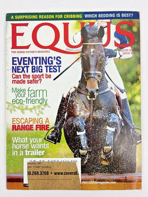 EQUUS Magazine August 2008 - single back issue - Horse Owner's Resource