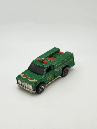Hot Wheels FOREST SERVICE TRUCK Vintage REDLINE Hong Kong GREEN