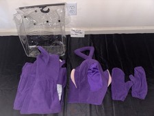 NEW Teletubbies Tinky Winky Adult One Size Purple w/ Gloves  TV Free Shipping 