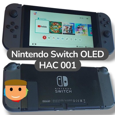 Nintendo Switch HAC-001 - 32GB - Spielkonsole - Joy-Cons Grau -Top Zustand 