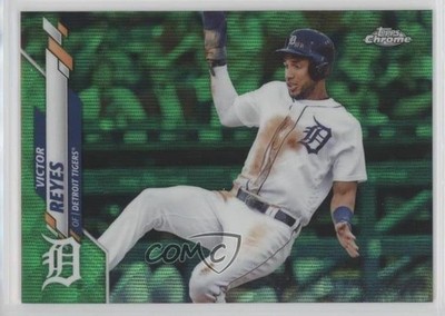 2020 Topps Chrome Green Wave Refractor 56/99 Victor Reyes #126 9hx