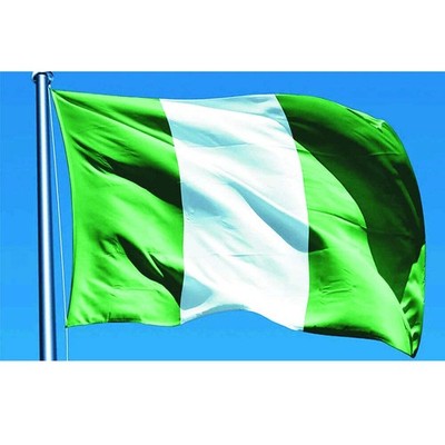 90x150cm Nigeria Flagge Nga Ng Nigeria Nationalflagge bedruckt Polyester Hängeverbot