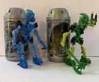 LEGO Bionicle Gali 8533 Lewa 8535 Toa Mata Vintage Set W/ Canisters NO MANUAL