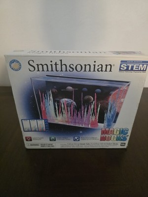 Smithsonian Magic Rocks STEM Crystal Growing Kit Instant Garden 52381 New
