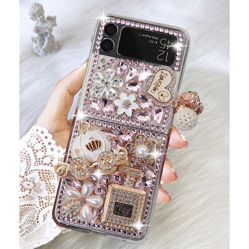 For Samsung Galaxy Z Flip 7 6 5 4 3 Luxury Bling Sparkle Rhinestone Diamond Case - Picture 21 of 21