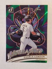 CHARLIE CONDON 2026 Donruss GREEN LASER UNLEASHED #13 Rockies