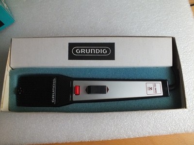 Vintage - Grundig - Mikrofon GDM 751C für Stenorette - mit OVP - MG 54