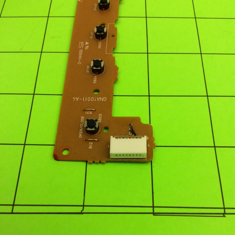 JVC XV-N3 DVD Reproductor de Video Teclado Botón GNA10011-A4 GNA10011 Foto 3 de 4