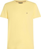 Herren T-Shirt Kurzarm Tommy Hilfiger Rundhals Gelb Citronella XS