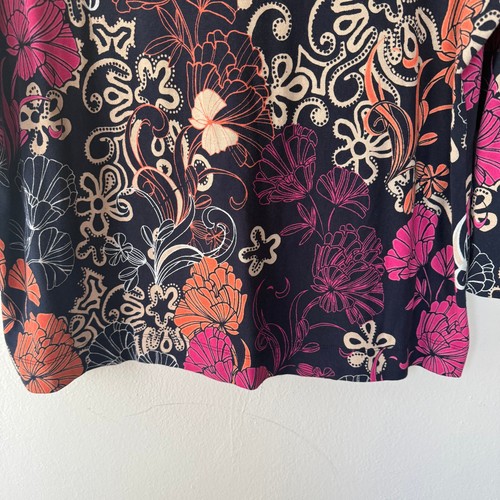 Chico’s Gr. XL Paisley Blumen Langarm T-Shirt Top Zustand - Bild 4 von 9