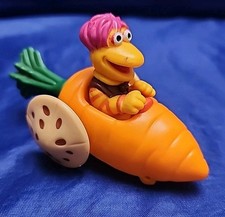 VINTAGE 1988 MCDONALD'S HAPPY MEAL TOY GOBO FRAGGLE ROCK CARROT CAR