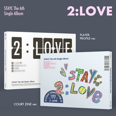 STAYC [2:LOVE] 6th Single Album CD-R+Band+Photo Book+8 Card+Letter+GIFT OFFICIAL