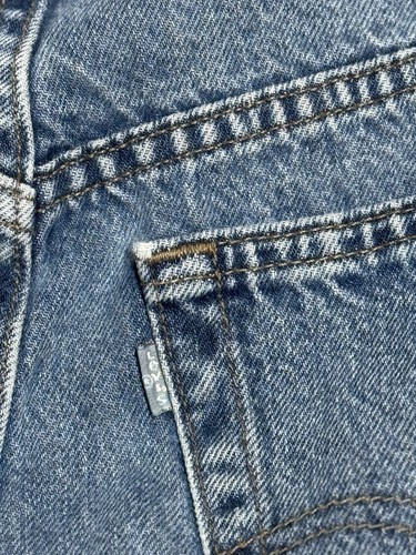 Jeans vintage Y2K Levis SilverTab blu uomo 34x34 larghi larghi invecchiati USA - Foto 3 di 10
