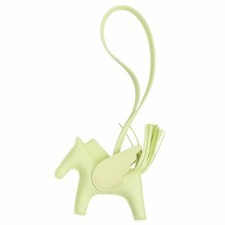 HERMES Pegasus PM Bag Charm Agneau Milo Green W Stamp