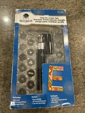 Walnut Hollow Clay Extruder Set Sculpting Tools Manual Crank Jewelry Beads Nice