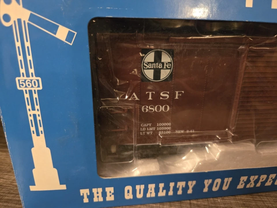 Pecos River O Scale SB-0202-2 Santa Fe D/D Box W/End Doors 2 Rail - Image 2 of 4