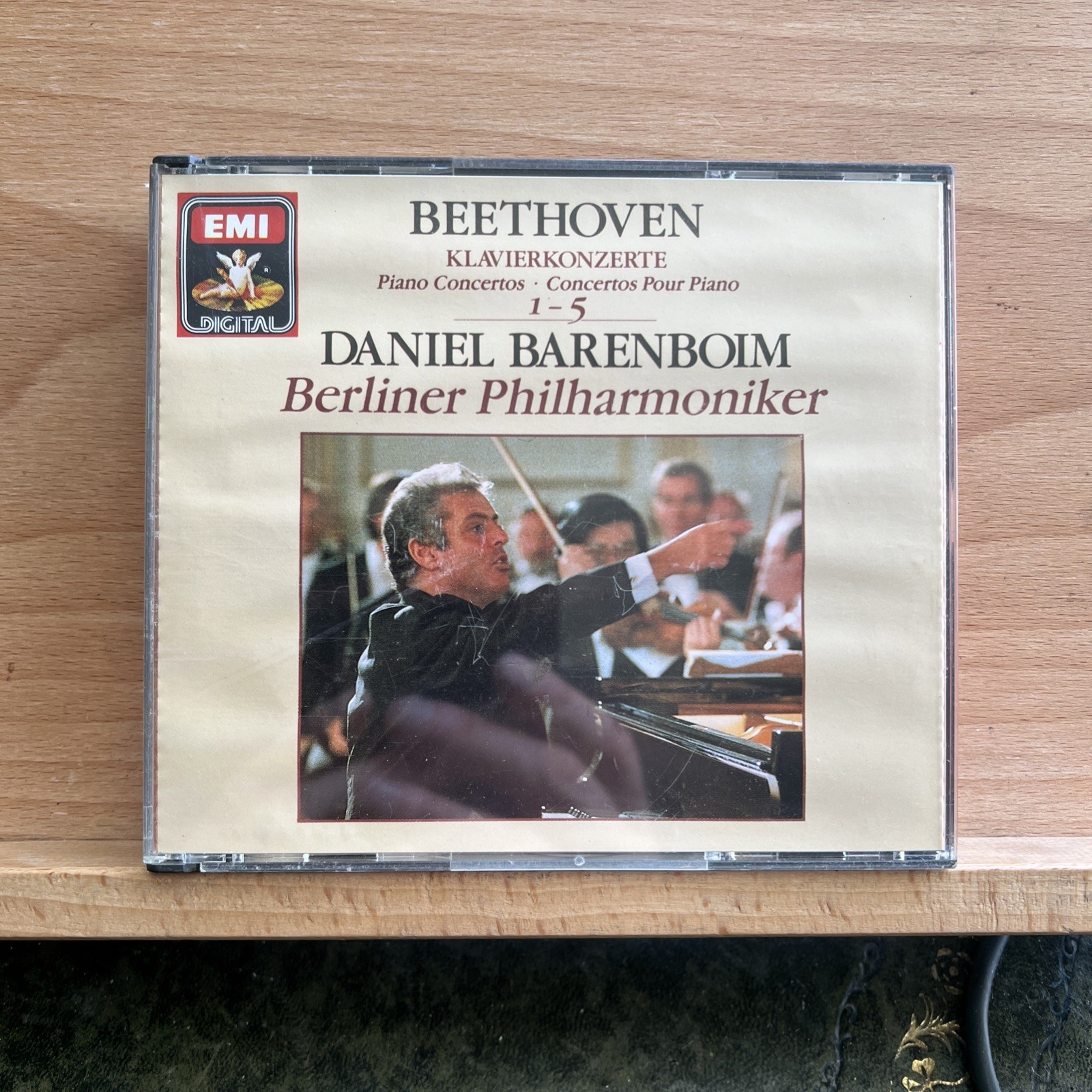 Beethoven Piano Concertos 1-5 CDx3 EXCELLENT Daniel Barenboim