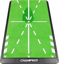 CHAMPKEY Heavy-Duty Golf Hitting Mat - Swing Path Feedback Golf Practice Mat ...