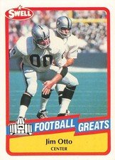 JIM OTTO 1989 SWELL FOOTBALL #108