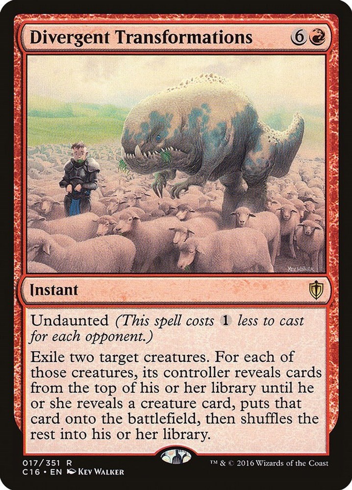 Divergent Transformations Normal [C16 - 17] NM MagicCommander 2016