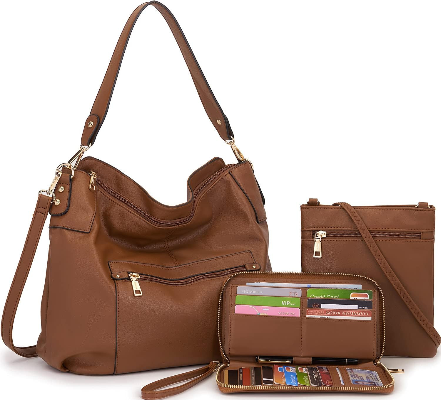 Large Crossbody Bags Ladies Shoulder Handbags Purse and Wall