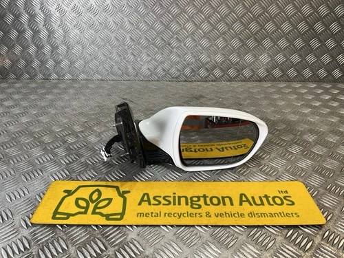 2011-18 Hyundai I40 MK1 Offside Driver Electric Powerfold Wing Mirror WHITE