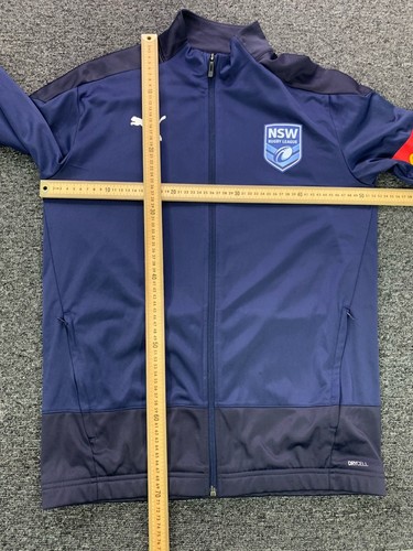 NSW BLUES Track Jacket State of Origin Mens Medium Full Zip - Bild 6 von 11