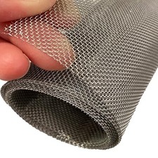 304 Stainless Steel Wire Mesh Screen,15.7 X 59 Inches, 1mm Hole 20 Mesh, No
