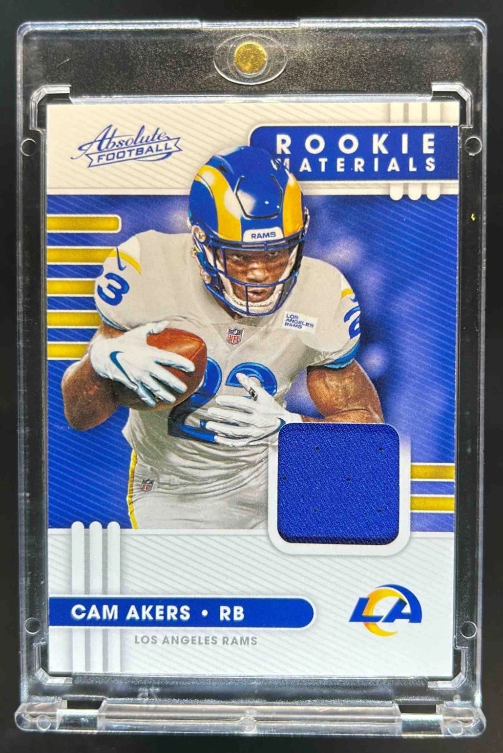Cam Akers Panini Absolute Rookie Materials #25 Base