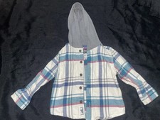 Oshkosh Bgosh Button Up Flannel Size 24 Mons