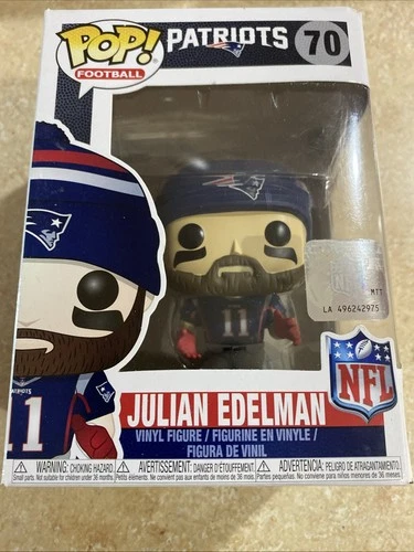 Funko Pop! Football Julian Edelman NFL Patriots #70 Vinyl Figure