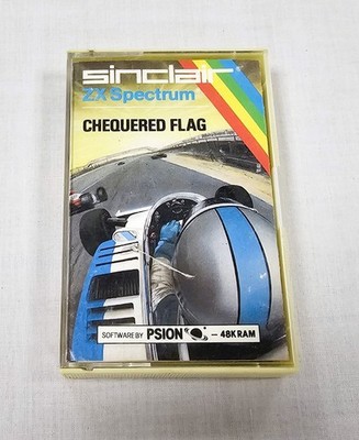 Karierte Flagge von Sinclair Research für ZX Spectrum auf Kassette. Ungetestet.