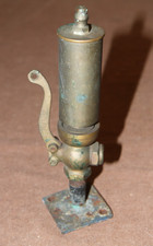 Antique Lonergan Brass Single Chime Steam Whistle, 3 1/4
