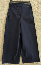 VTG St. John Sport by Marie Gray Women  s Size 2 Navy Blue Wide Leg Pants