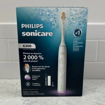 Philips Sonicare 6300 Electric Toothbrush - HX7408/03 Brand New Sealed