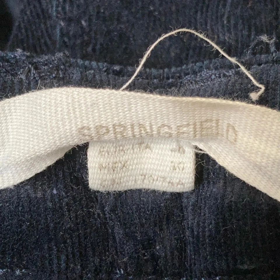 Springfield, Cordhose, Größe: 40, Blau, Baumwolle/Elasthan, Einfarbig, Cord #tGP - Bild 3 von 4