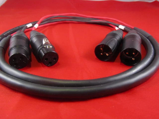 3' Mogami 2930,  2 Channel  Snake Cable W/ Neutrik Gold XLR-M to XLR-F. - Image 3 of 4