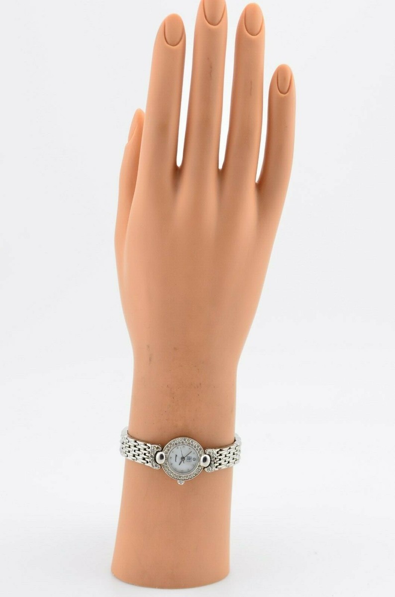 極美品/未使用✨ yukiko kimijima　天然 ダイヤモンド 貝パール Vintage Ladies Yukiko Kimijima Quartz Classic Watch YK