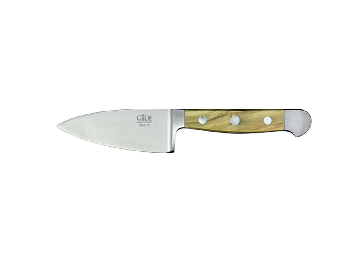 Coltello per Formaggio Duro Güde Alpha Ulivo 10cm Forgiato a Mano