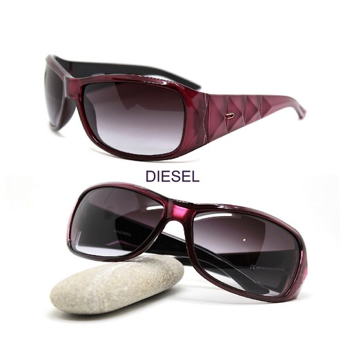 DIESEL DS0148 OCCHIALI DA SOLE UOMO DONNA rettangolare avvolgente viola  VINTAGE | eBay