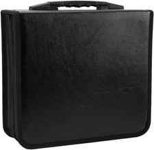 400 Slots PU Leather CD DVD Storage Case Holder Binder Portable VCD Wallet Box