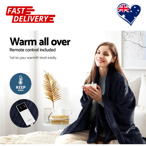 Giselle Bedding Heated Electric Throw Blanket Washable Indoor & outdoor Gift - Picture 4 of 9