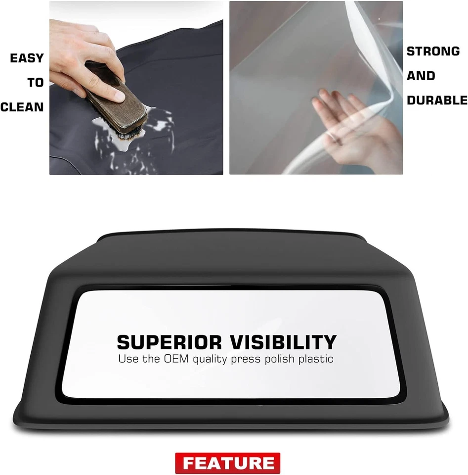 IS-20203 IZU13151-145 Black Convertible Soft Top For Isuzu Amigo Rodeo 1998-2002 Foto 2 de 4