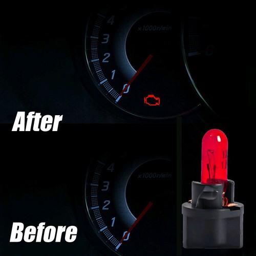 10pcs T5 SMD Car LED Dashboard Instrument Interior Light Lamp Bulbs Accessories - Picture 7 of 25