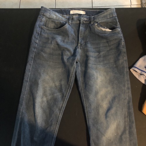 Stitches and Rivets Slim Straight Fit Blue Jeans Men's Size 30x30 3 eBay